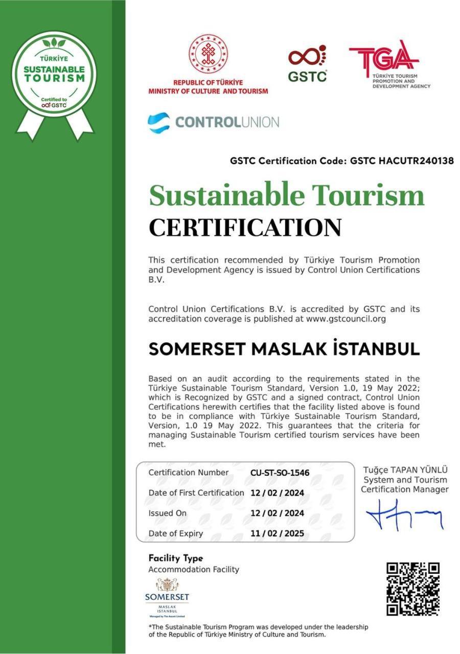 Somerset Maslak Istanbul Exterior foto